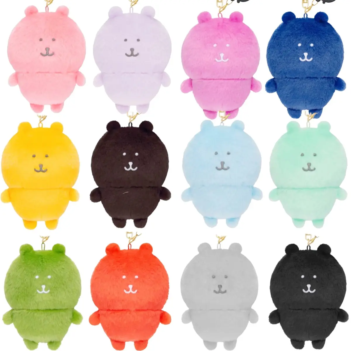 Cute Joke Bear Small Pendant Plush Toy Doll Cartoon Bag Keychain Doll Doll Pendant Decoration Kids Birthday Gift