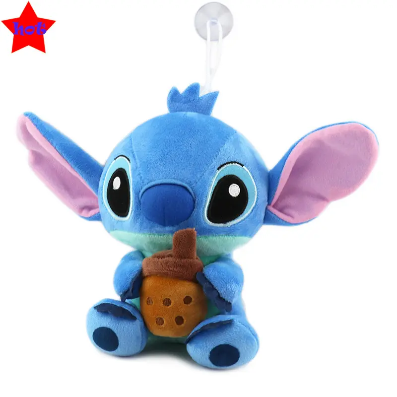 20cm Disney Lilo & Stitch Couple Models Cartoon Stuffed Plush Dolls Anime Plush Baby Toys Pendant Toys Girl Kids Birthday Gift