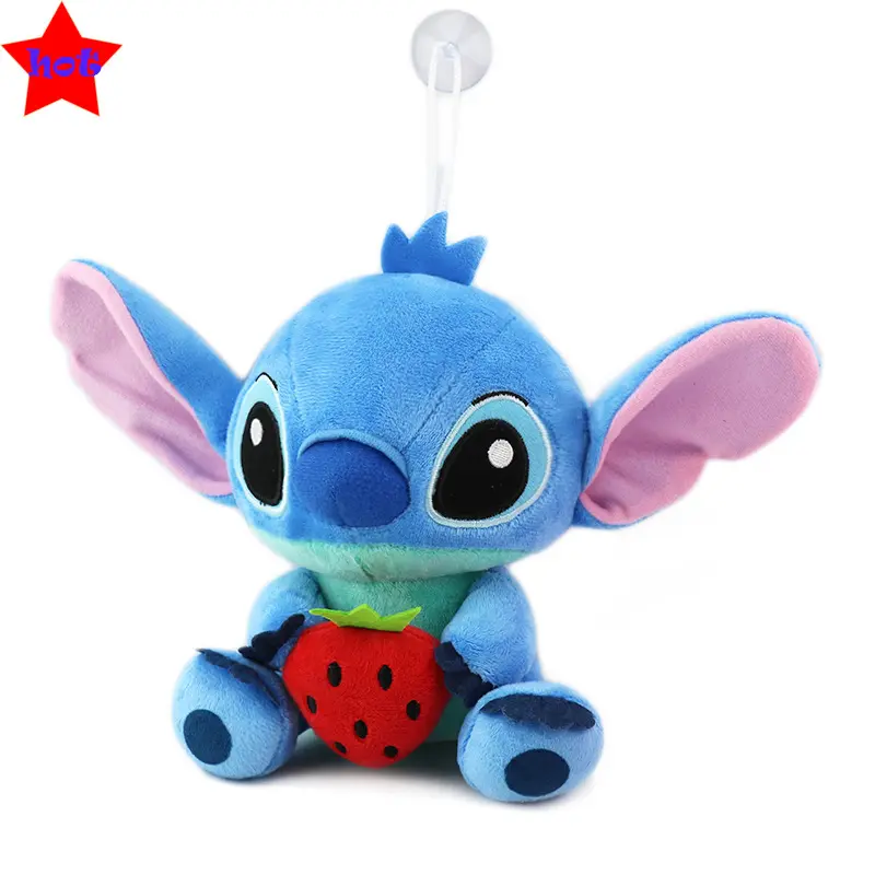 20cm Disney Lilo & Stitch Couple Models Cartoon Stuffed Plush Dolls Anime Plush Baby Toys Pendant Toys Girl Kids Birthday Gift