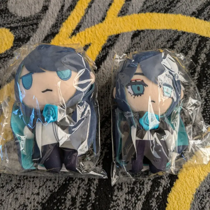 New 2PCS Ado Hibana Birthday Commemoration Plush Ado Usseewa Doll Stuffed Game Soft Pillow Doll Kawaii Room Decor Toy Kids Gift