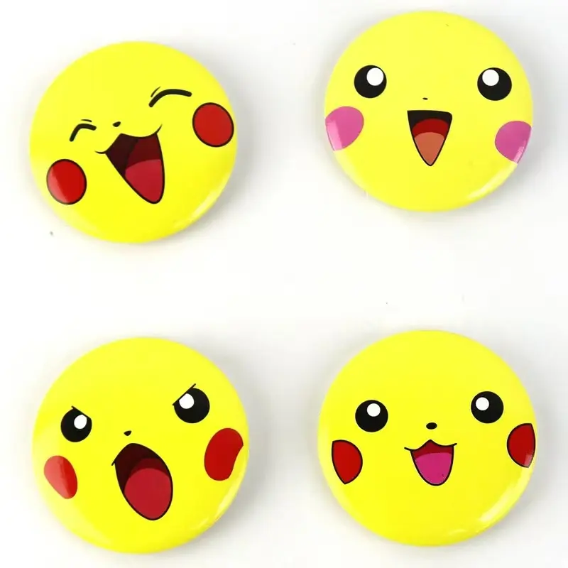 Random 5PCS Pokemon Brooches Badges Bag Pendants Party Cosplay Clothing Accessories Gifts