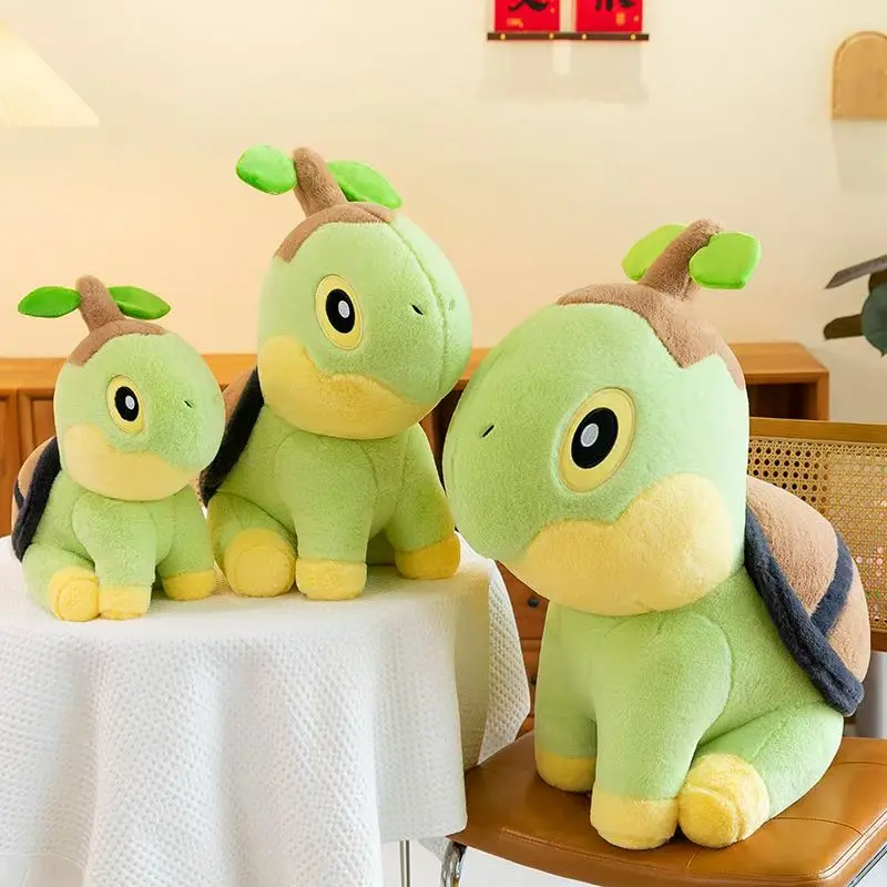 Anime The Pokemon Series Cute Figure Turtwig Doll Model Cartoon Pillow Toy for Kids Christmas Gift