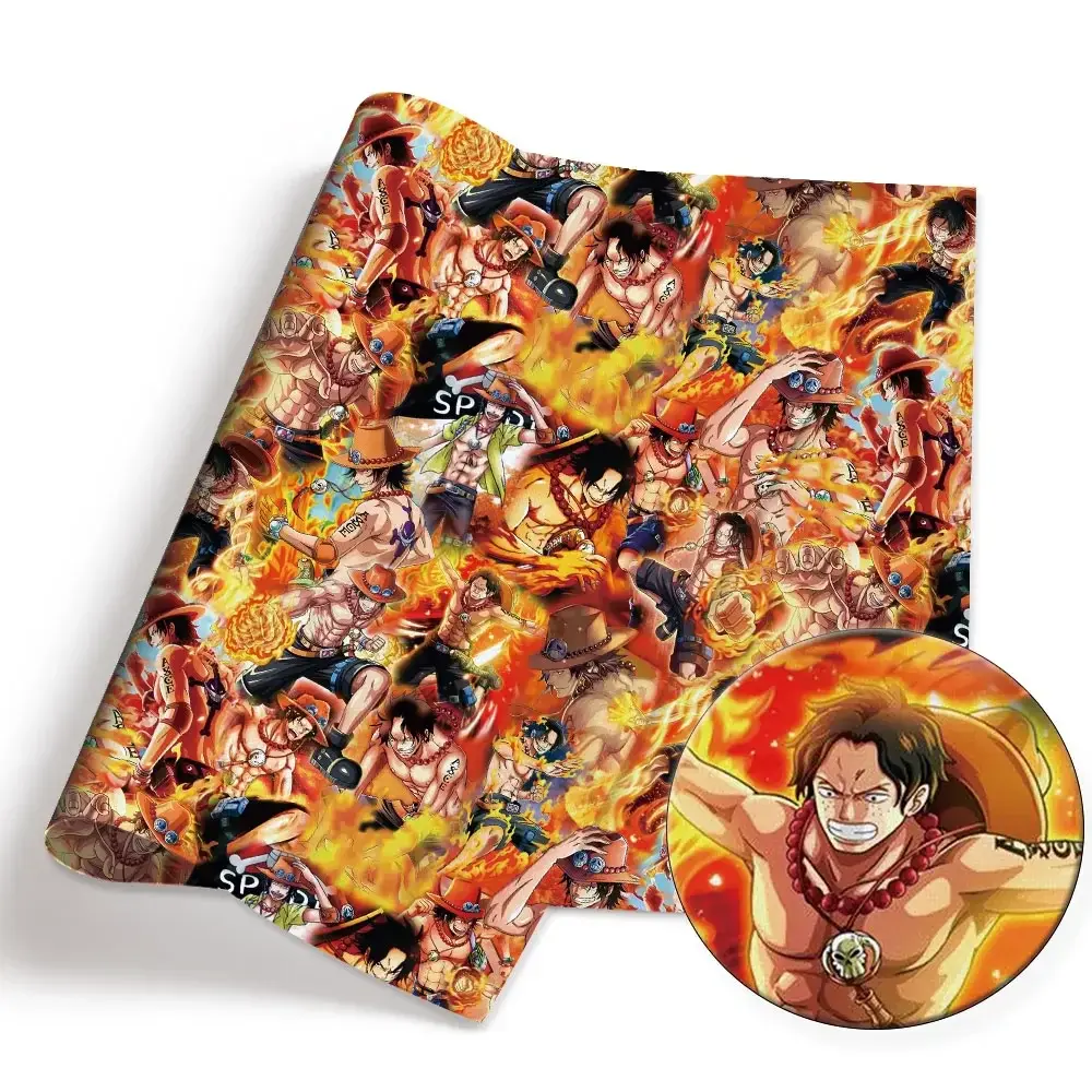One Piece Anime peripherals Fabric 140*50cm DIY Sewing Patchwork Quilting Baby Dress Printed Fabric Fabric Sewing Kids
