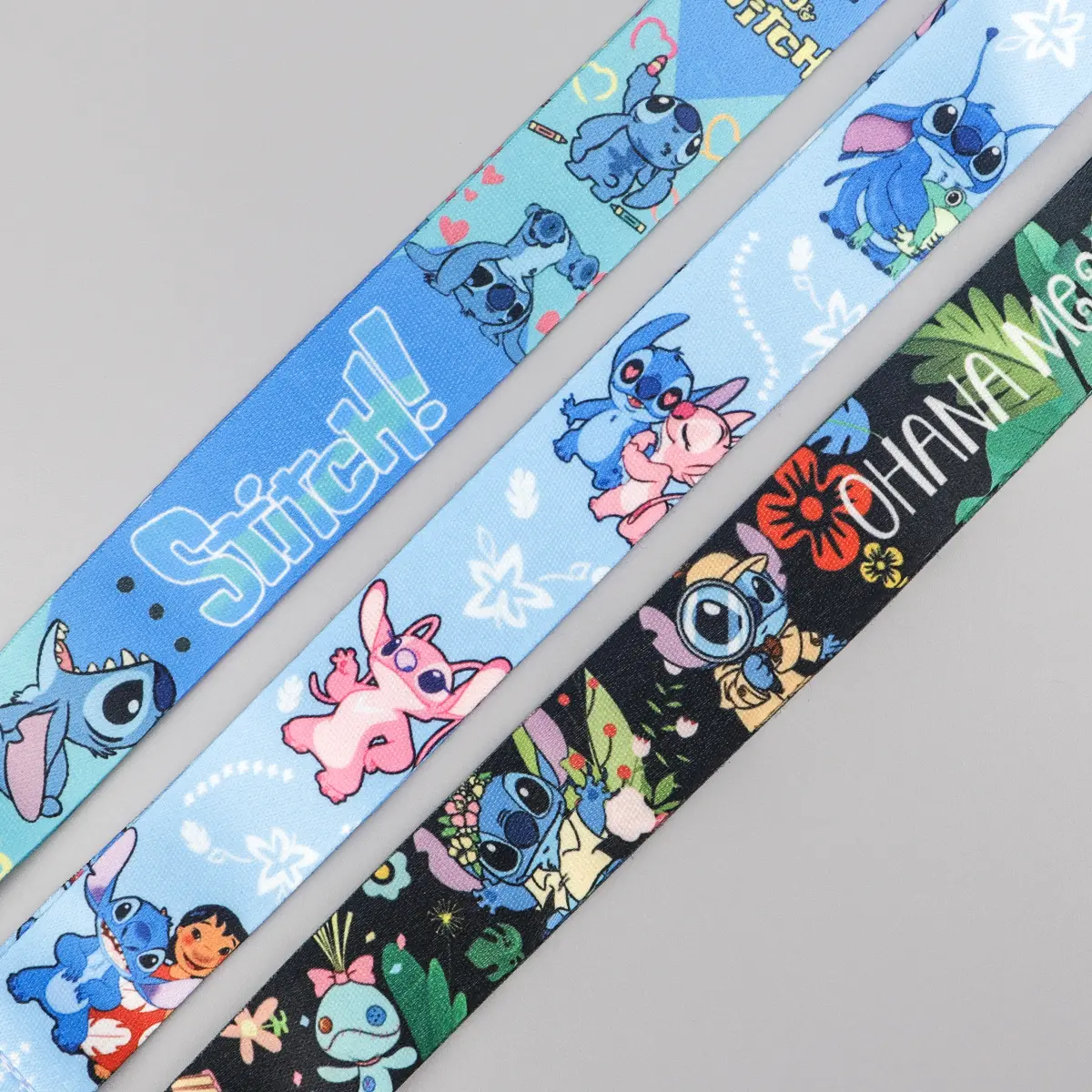 Cute Stitch Lanyard for keys ID Card Keychain Phone Straps USB Badge Holder DIY Hang Rope Lariat Lanyard