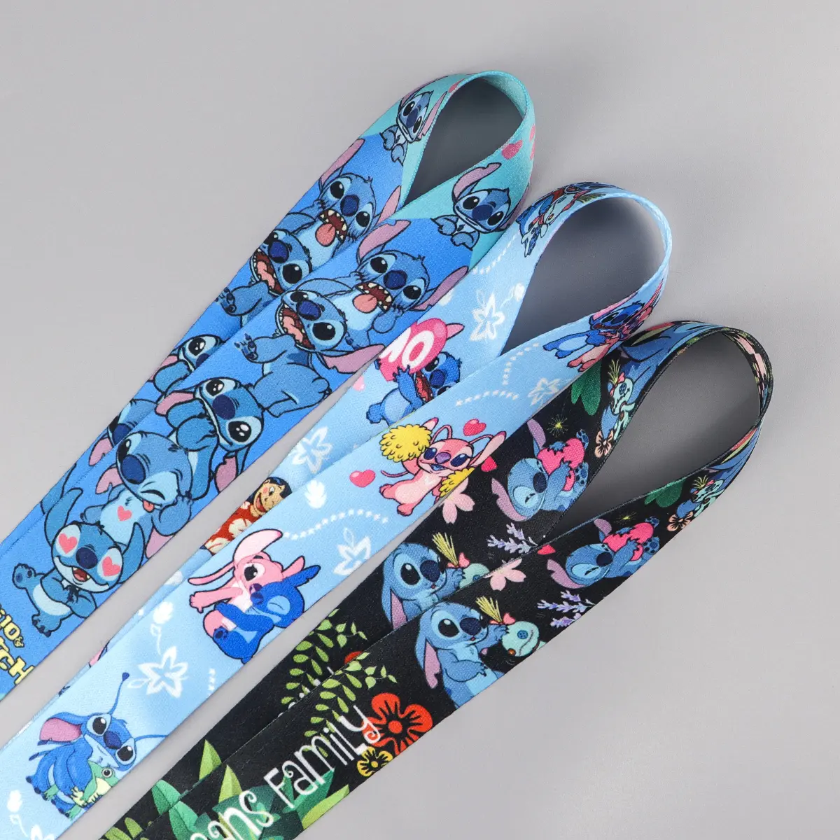 Cute Stitch Lanyard for keys ID Card Keychain Phone Straps USB Badge Holder DIY Hang Rope Lariat Lanyard