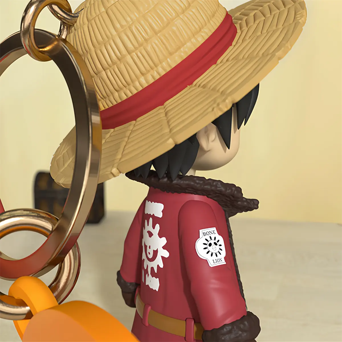 Genuine ONE PIECE  Anime Figure Monkey D Luffy Chopper Cartoon keychain Bag Ornament Dolls Kids Birthday Present Xmas Toy Gifts