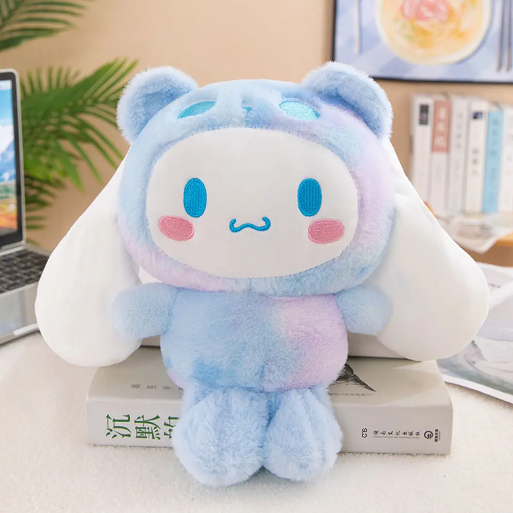 2025 Sanrio 25Cm Anime Kuromid Toys Kawaii Mymelody Cinnamorol Plush Soft Stuffed Animals Doll Plushie Pillow Xmas Gift Decor