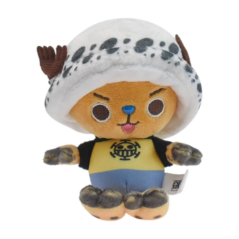 Anime One Piece Plush Toys Luffy Chopper Sabo Plush Doll Stuffed Kawaii Cute Toy Chopper Doll Keychain Halloween Gift For Child