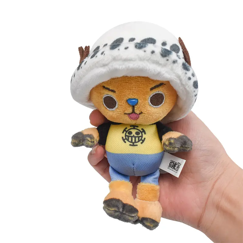 Anime One Piece Plush Toys Luffy Chopper Sabo Plush Doll Stuffed Kawaii Cute Toy Chopper Doll Keychain Halloween Gift For Child