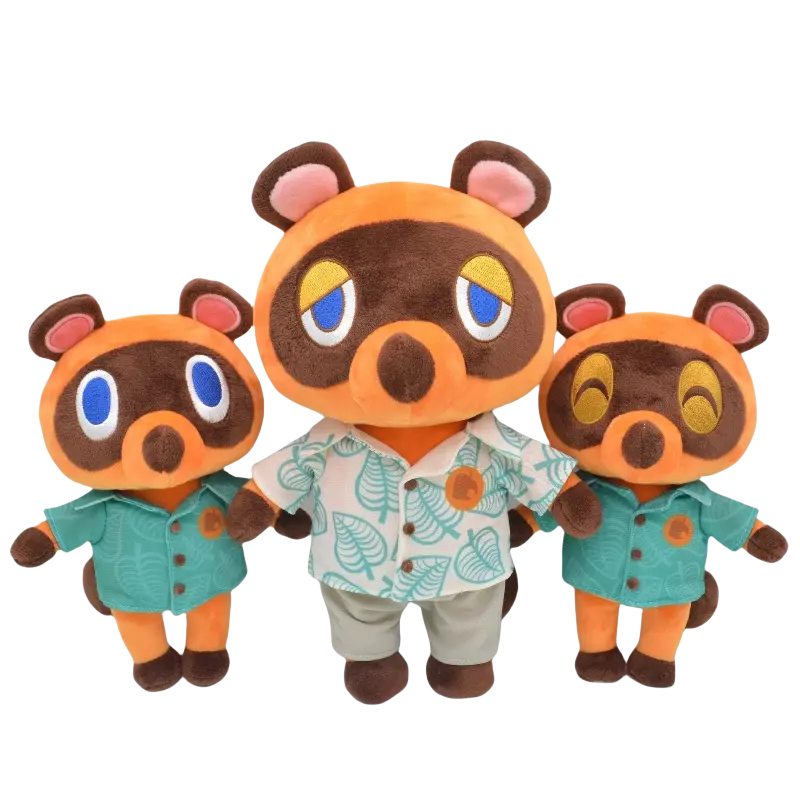 Kawaii Game Animal Crossing Plush Doubutsu No Mori Tom Nook Foxes Toys Anime Stuffed Doll Kids Birthday Xmas Gifts