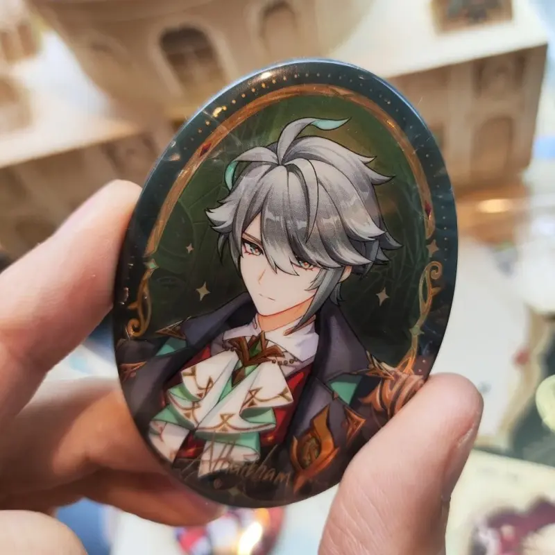 Anime Genshin Impact X Kfc Cosplay Alhaitham Kaveh Acrylic Standing Plates Badges Sent On June 30th Birthday Toy Graduation Gift