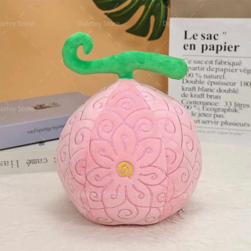 Hot One Piece Plush Gum-Gum Fruit Stuffed Animal Toy Cartoon Flower-Flower Op-Op Devil Fruit Plush Home Decor Colorful Gifts