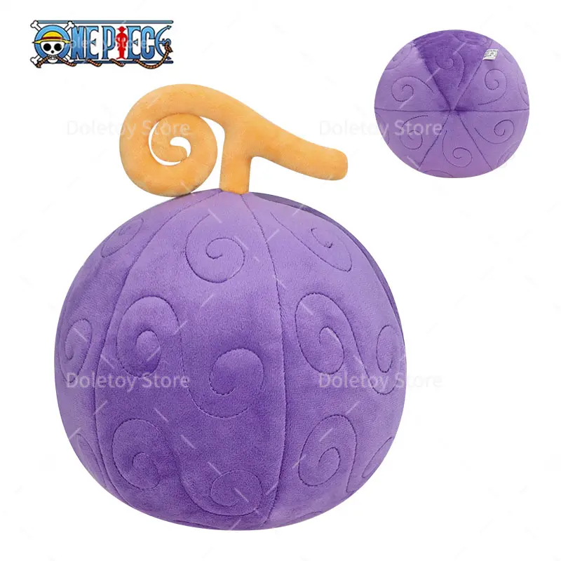 Hot One Piece Plush Gum-Gum Fruit Stuffed Animal Toy Cartoon Flower-Flower Op-Op Devil Fruit Plush Home Decor Colorful Gifts