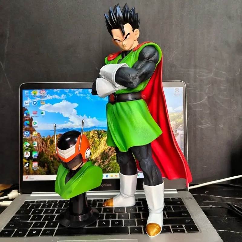 Dragon Ball Z Videl Super Gohan Figure Replaceab Heads Great Saiyaman Videl Action Figures Gk Statue Collection Model Toys Gifts