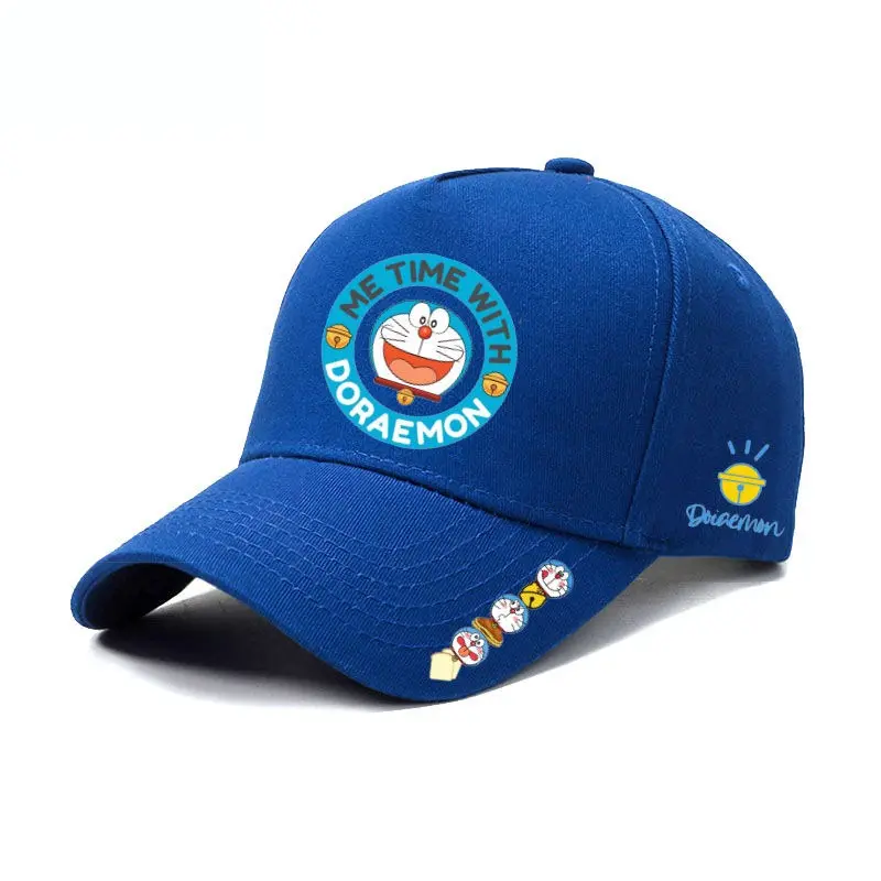 Doraemon Baseball Cap Breathable Duck Tongue Cap Students Children Anime Sun Baseball Cap Hip Hop Snapback Cartoon Caps Gifts