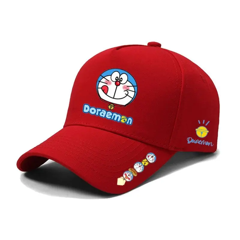 Doraemon Baseball Cap Breathable Duck Tongue Cap Students Children Anime Sun Baseball Cap Hip Hop Snapback Cartoon Caps Gifts