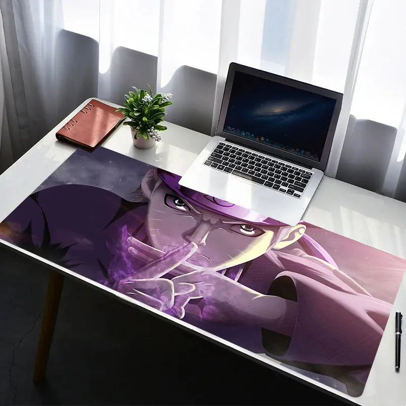 Mouse Pad PC Non Slip Rubber Mousepad Laptop Naruto Uzumaki Gamer Cabinet HD Keyboard Pad Office Computer Gaming Desk Mouse Mat
