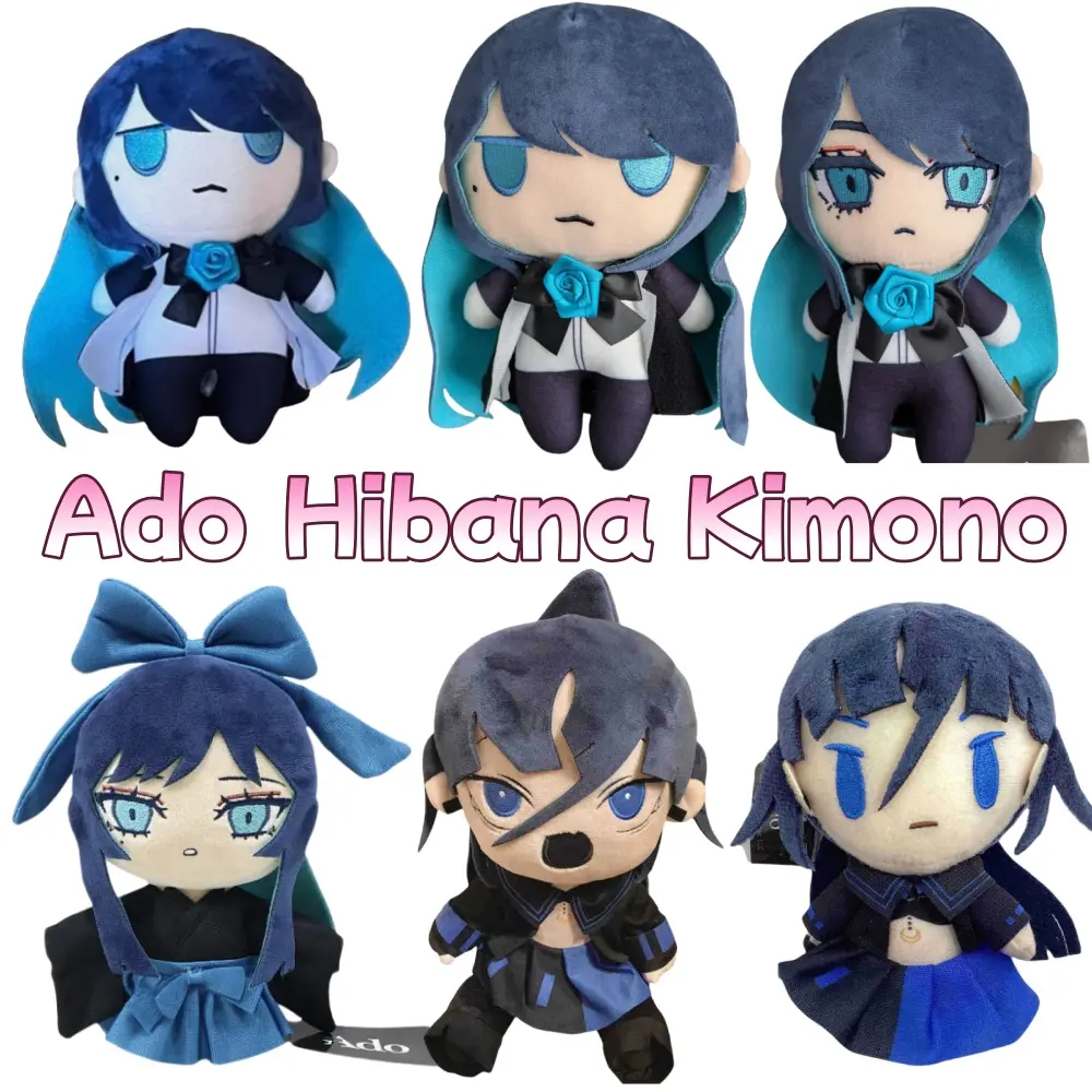 Ado Hibana Plush Toy Ado Merch Plush Singer Goods Ado Accessories Plushies Doll Singer Ado Stuffed Animal Soft Toy Birthday Gift