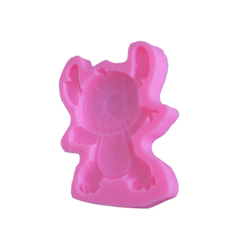 Disney Stitch Chocolate Silicone Molds Flip Candy Decoration Molds Cartoon Anime Baking Kitchen Supplies Cake Cookies Mold Gift