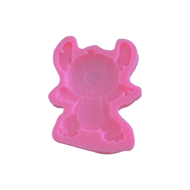 Disney Stitch Chocolate Silicone Molds Flip Candy Decoration Molds Cartoon Anime Baking Kitchen Supplies Cake Cookies Mold Gift