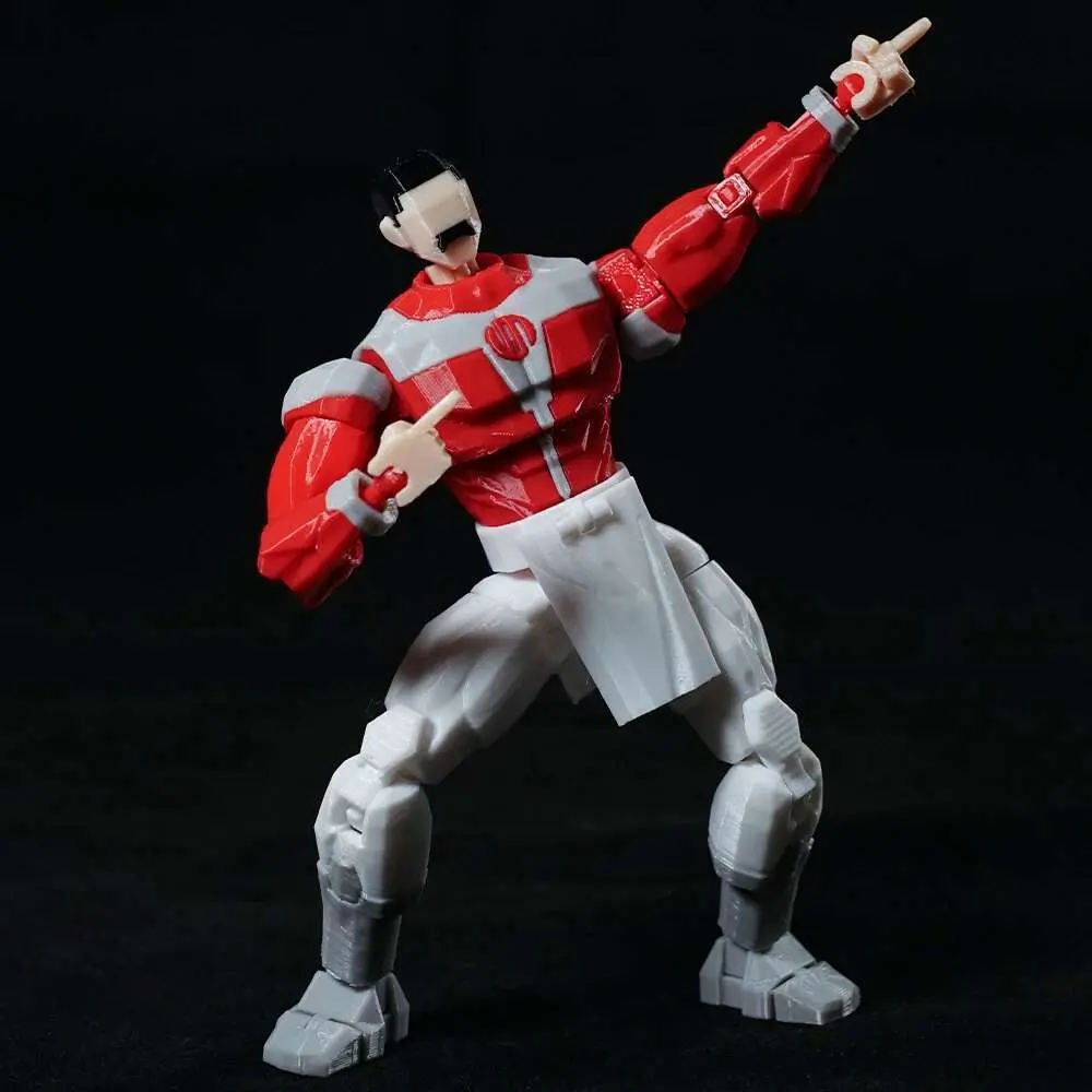 3D Printed Action Figures Invincible 3.0 Superheroes Anime Multi-Jointed Shapeshift Toys Mannequin Model Ornaments Kids Gifts