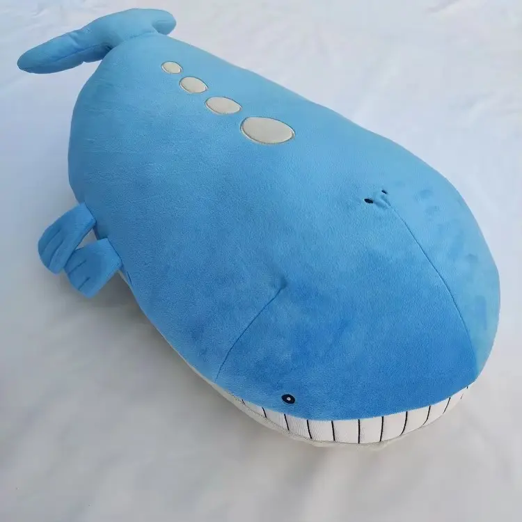 50cm Pokemon The Largest Elf Blue Whale Wailord Stuffed Plush Doll Pocket Monster Cartoon Pillow Anime Figure Cushion Toys Gifts