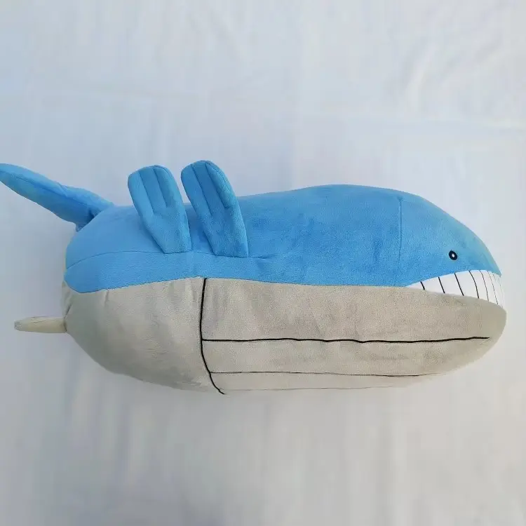 50cm Pokemon The Largest Elf Blue Whale Wailord Stuffed Plush Doll Pocket Monster Cartoon Pillow Anime Figure Cushion Toys Gifts