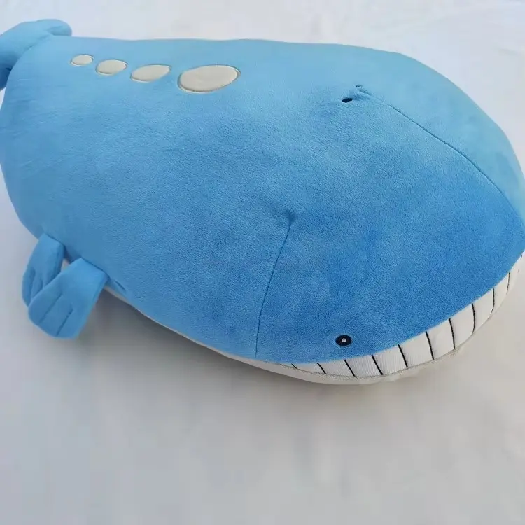 50cm Pokemon The Largest Elf Blue Whale Wailord Stuffed Plush Doll Pocket Monster Cartoon Pillow Anime Figure Cushion Toys Gifts