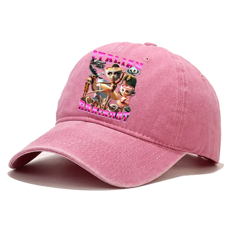 Tralalero Tralala Baseball Cap Tungtung Sahur Brainrot Sun Hat Men Women Outdoor Sport Sunbonnet Adult Retro Headgear Gift