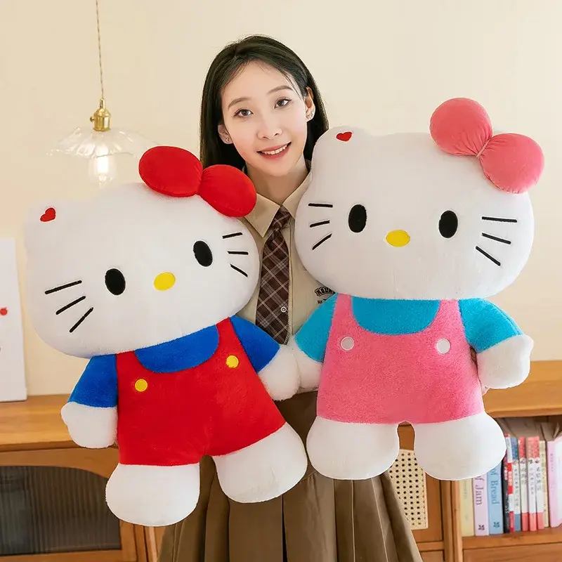 20/40cm Hello Kitty Plush Dolls Sanrio Plush Toys Kawaii Cute Stuffed Animal Plushie Ragdoll Home Decor Gift for Girls Birthday