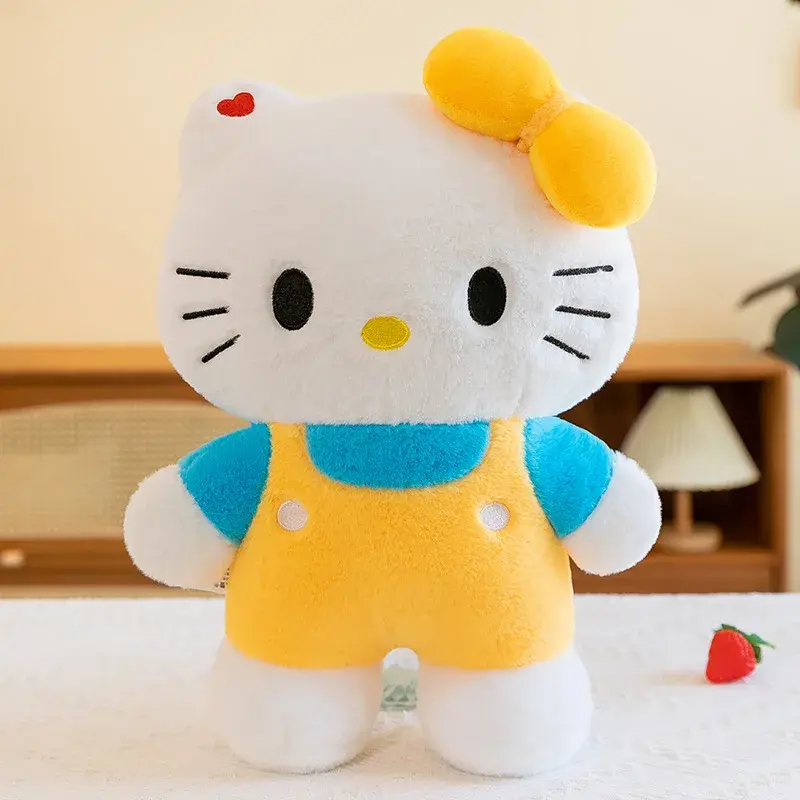 20/40cm Hello Kitty Plush Dolls Sanrio Plush Toys Kawaii Cute Stuffed Animal Plushie Ragdoll Home Decor Gift for Girls Birthday