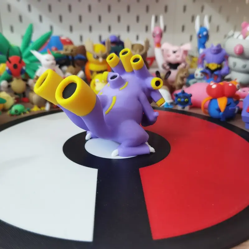 Anime pokemon Whismur Loudred Exploud Figure Proportion World 1:20 Diy 3D Printing Character Desktop Decoration Model Toy Gift