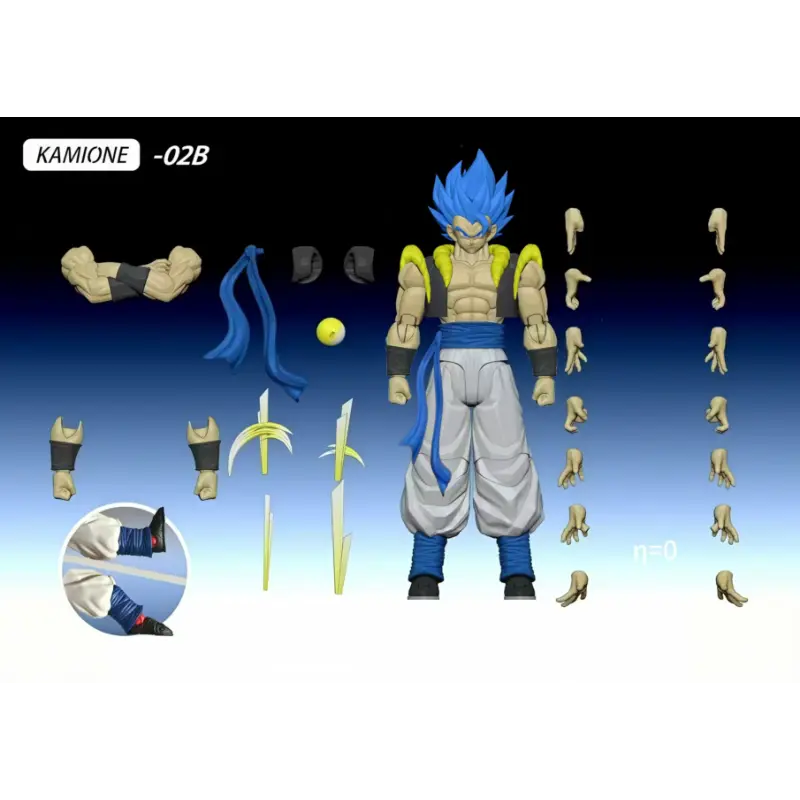Tonsenarttoys Kamione Dragon Ball Z SHF Super Saiyan Blue Son Goku Vegeta Gogeta Anime Action Figures Models Kids Toys Gifts