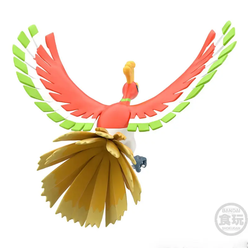100%Original Bandai POKEMON Scale World Johto Region Ho Oh Lugia Anime Figure Boxed Model Collectible Toys Gifts