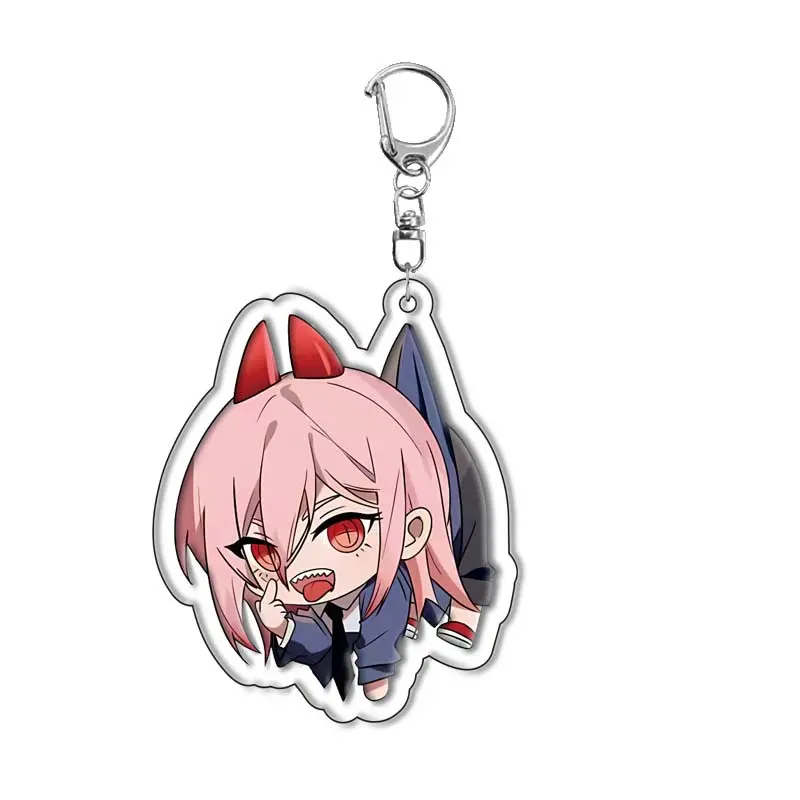 New Anime Chainsaw people Acrylic Keychain Cartoon Role-playing Denji Hayakawa Aki Peripheral Bag Decoration Pendant Accessories