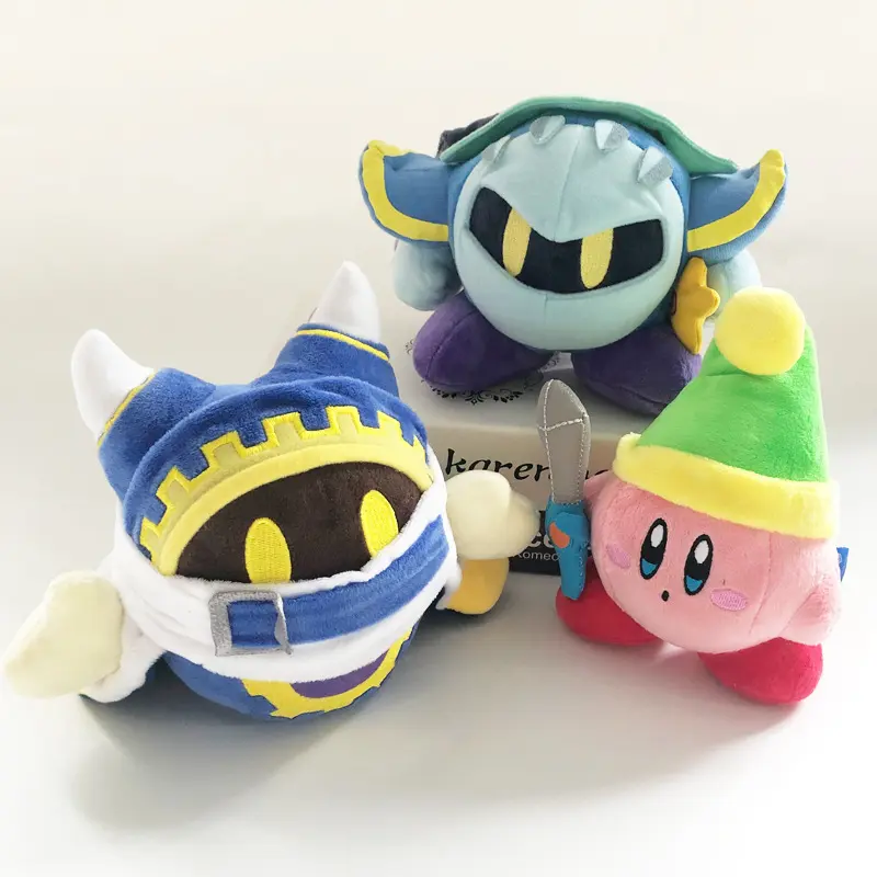 Video Game Kirby Peluche Marx Magolor Meta Knight Galacta Knight Morpho Knight Soft Stuffed Toys Kid Girl Present Cute Bed Toys