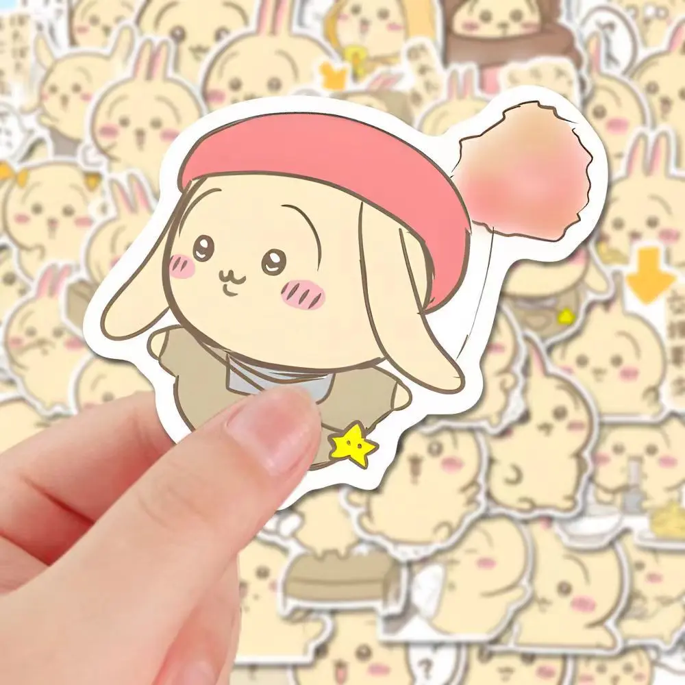 100pcs Chikawas うさぎ USAGI Stickers Cute Peripheral Stickers Decoration Diy Handbook Mobile Phone Case Waterproof Gift