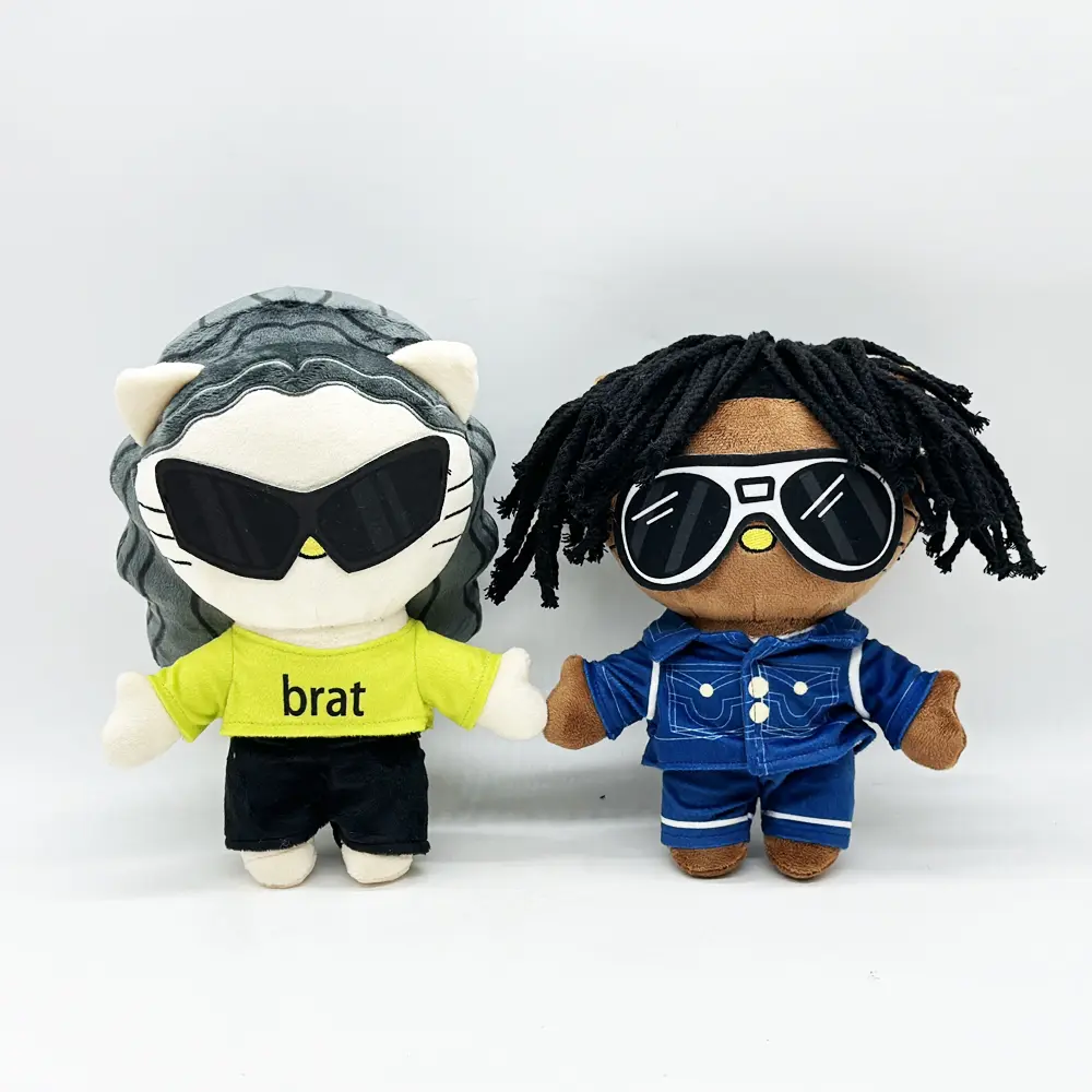 26cm Hello Kitty Charli Xcx Plush Doll Figure Stuffed Toys Cute Boys Girls Fans Collect Gifts