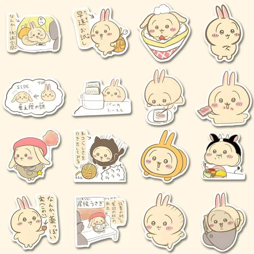 100pcs Chikawas うさぎ USAGI Stickers Cute Peripheral Stickers Decoration Diy Handbook Mobile Phone Case Waterproof Gift
