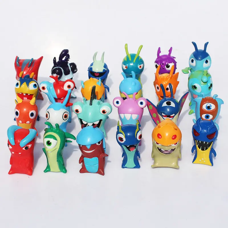 24pcs/set Slugterra Action Figures Toy 5cm Mini Slugterra Anime Figures Toys Doll Slugs Children Kids Boys Toy