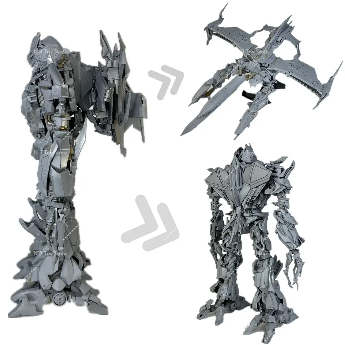 【In Stock Again】 MPF Expanded MPM08 Large Mg MG Magetron Plane Megatrgm T08 Double -shape Screen with Support Figure