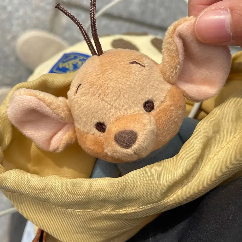 Cartoon Roo Standing Cotton Doll Mouse Hundred Acre Garden Wallaby Plush Pendant Keychain Cute Ornament Birthday Gift