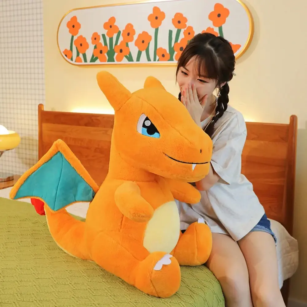 Pokémon Plush Toy Charizard Charmander Large Dragon Soft Stuffed Animal Doll Room Decoration Pillow Boy Surprise Gift