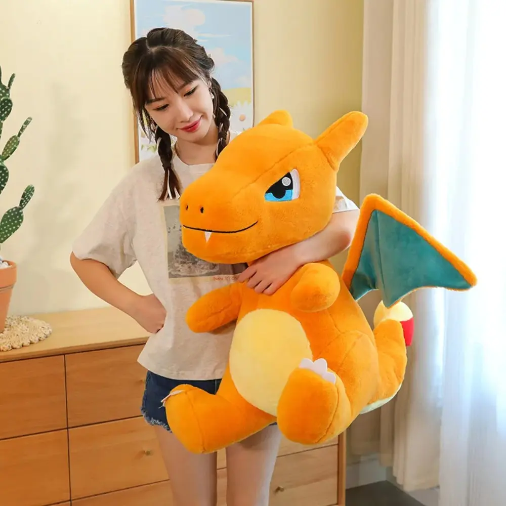 Pokémon Plush Toy Charizard Charmander Large Dragon Soft Stuffed Animal Doll Room Decoration Pillow Boy Surprise Gift