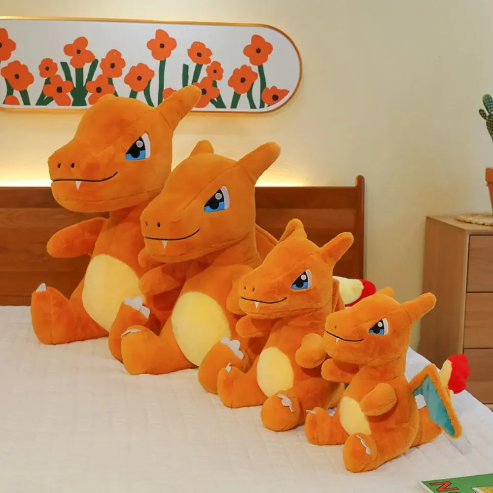 Pokémon Plush Toy Charizard Charmander Large Dragon Soft Stuffed Animal Doll Room Decoration Pillow Boy Surprise Gift