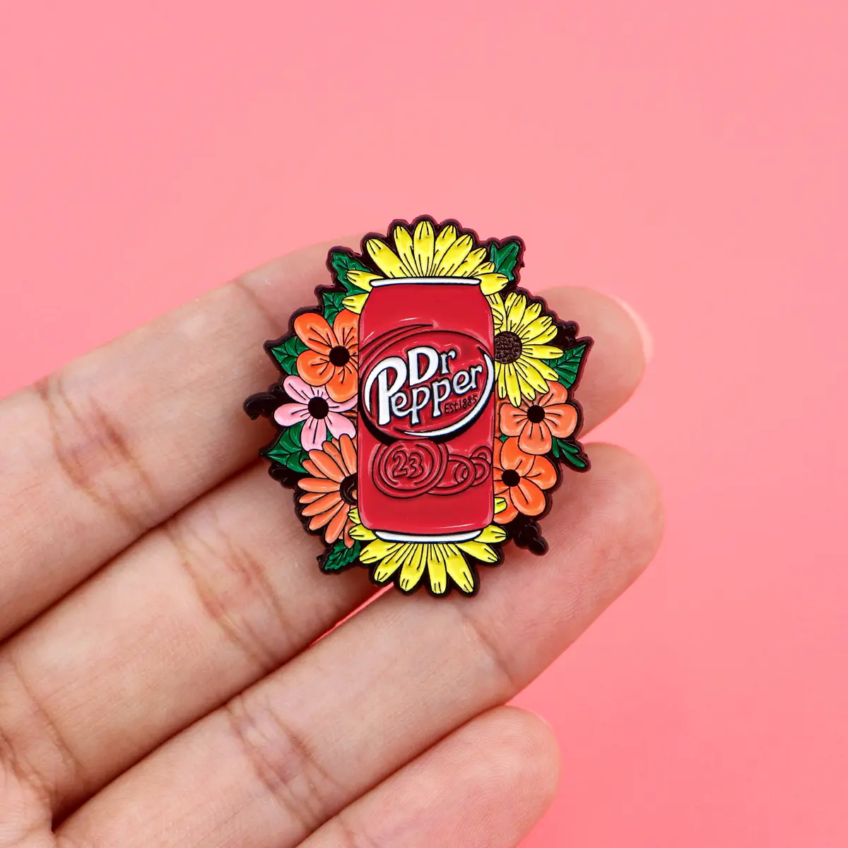 Soda Drink Enamel Pin Badges on Backpack Lapel Pins Brooches on Clothes Gifts for Friends Jewelry Accessories