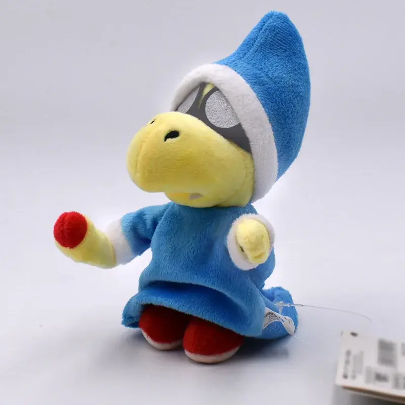 Super Marios Bros Kawaii Koopa Magikoopa Plush Toy Cartoon Kamek Magic Koopa Stuffed Doll Collectible Hobby Brinquedos Kids Gift