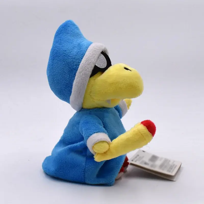 Super Marios Bros Kawaii Koopa Magikoopa Plush Toy Cartoon Kamek Magic Koopa Stuffed Doll Collectible Hobby Brinquedos Kids Gift