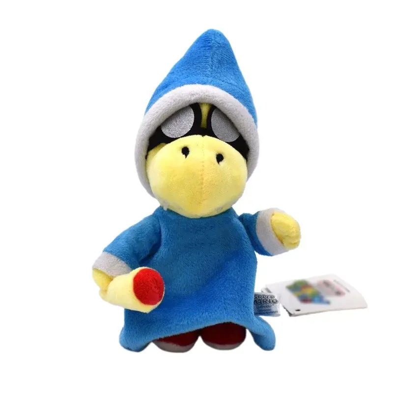 Super Marios Bros Kawaii Koopa Magikoopa Plush Toy Cartoon Kamek Magic Koopa Stuffed Doll Collectible Hobby Brinquedos Kids Gift