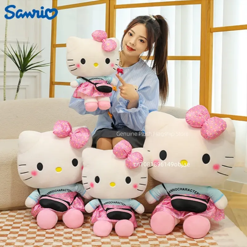 45/60/70/85 Big Size Sanrio My Melody Kuromi Hello Kitty Cartoon Anime Plush Stuffed Doll Room Decoration  Pillow Ornaments Gift